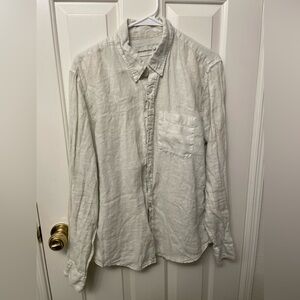 Abercrombie fitch linen button up shirt